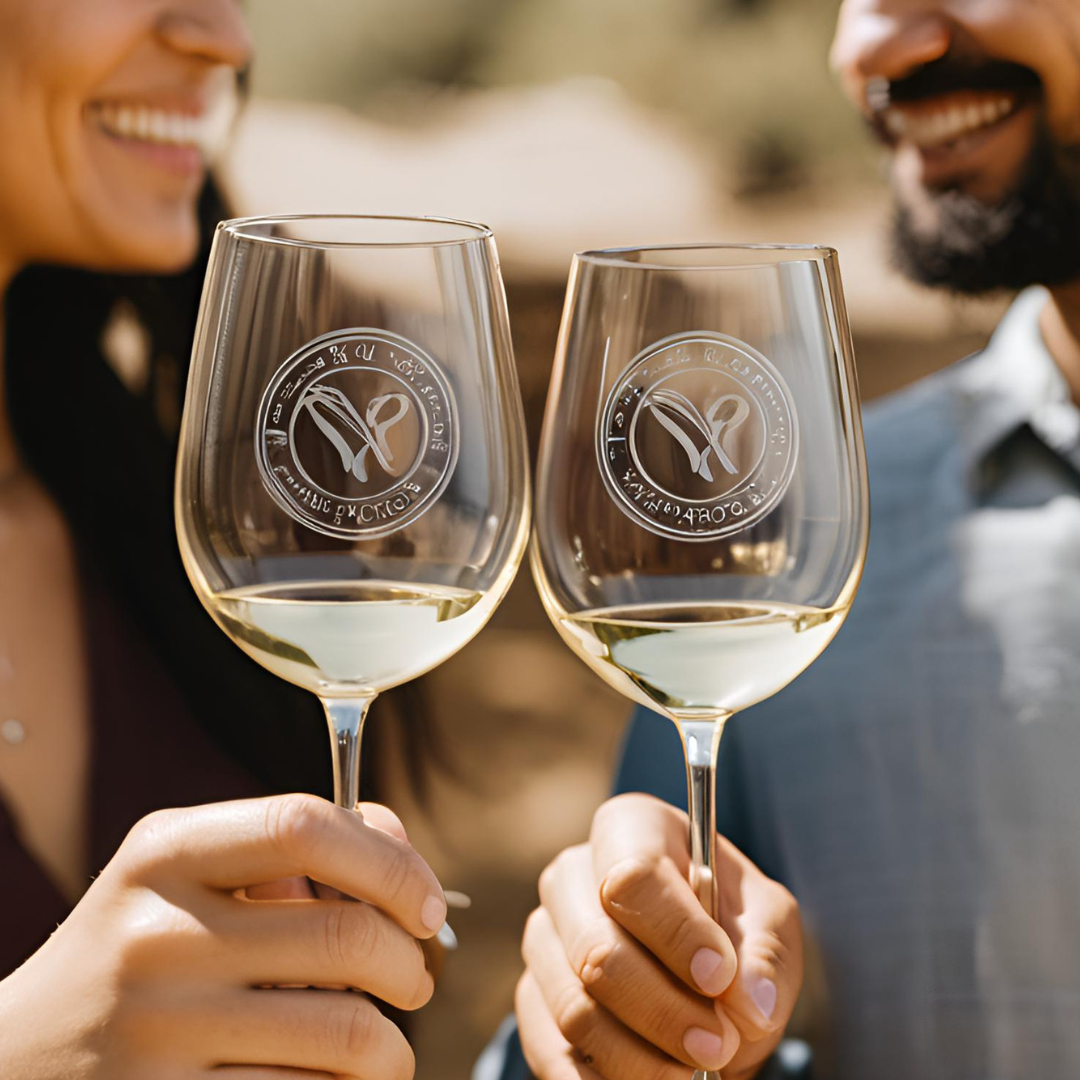Bicchieri da vino rosso personalizzati con incisione laser nomi, loghi invia il tuo design regalo / bar / ristoranti / hotel /bnb