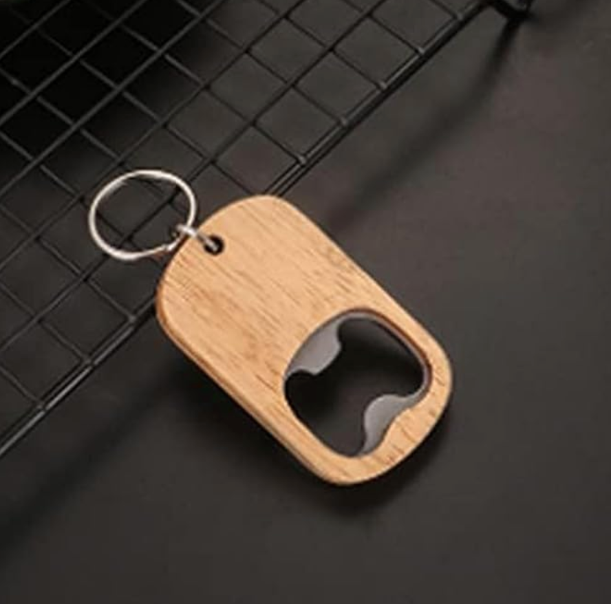 Apribottiglie Piatti per Birra Portachiavi,Apribottiglie Birra,Apribottiglie per Birra,Birra Manico in Legno Apribottiglie,Apribottiglie Personalizzate Fai da Te,Portachiavi Apribottiglie