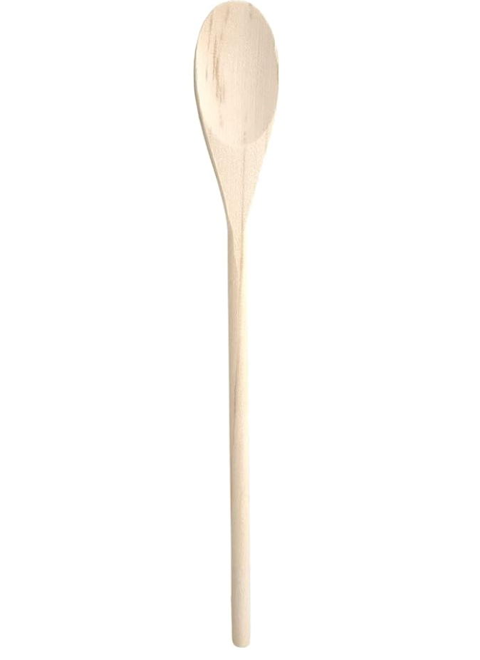 Cucchiai da Cucina in Legno di Faggio – Set Utensili per Cucinare, Arrostire e Cuocere al Forno – Design in un Unico Pezzo – Accessori Antigraffio – Paletta, Mestolo