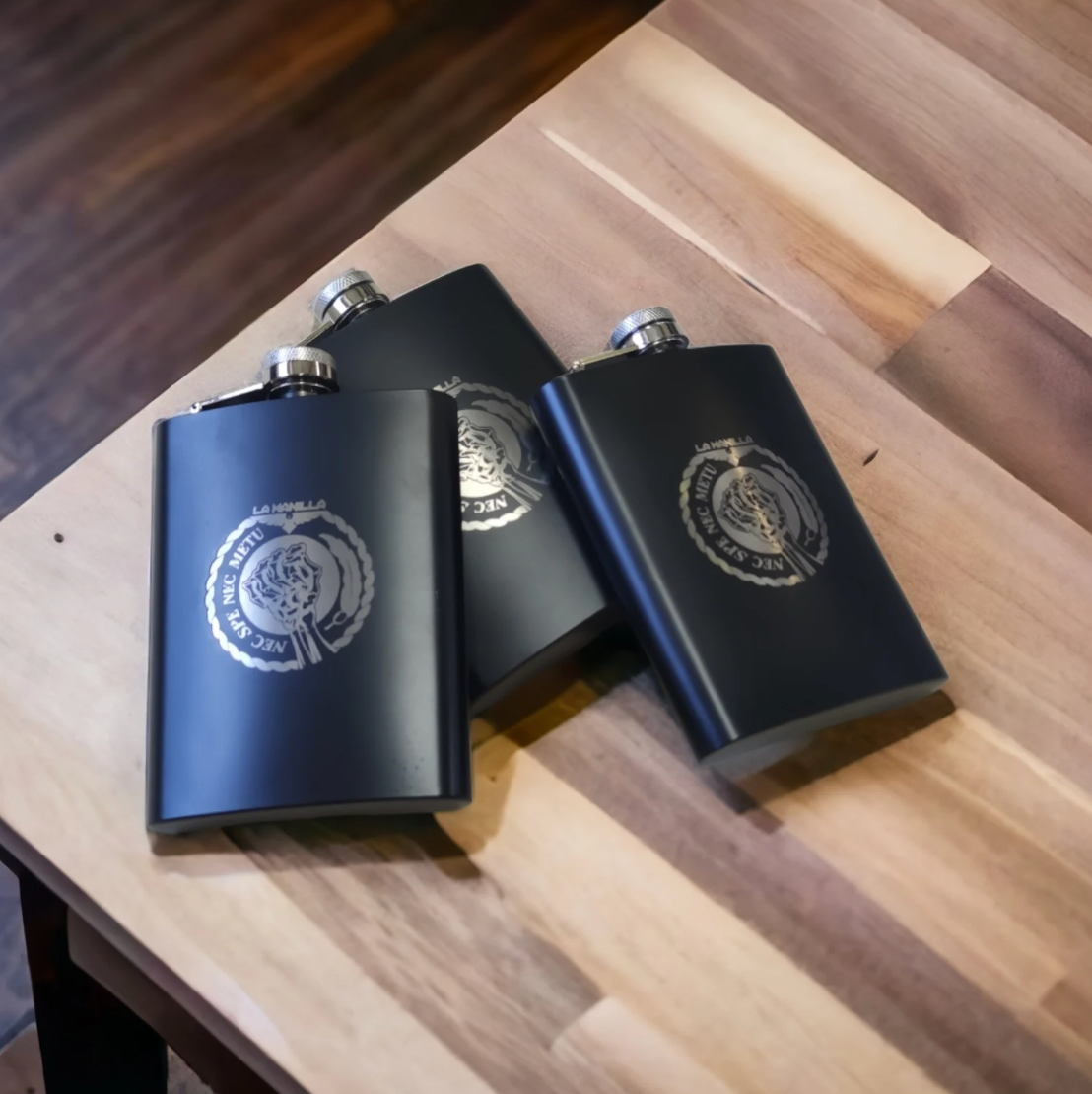 fiaschetta personalizzata con il tuo design logo testo grafica regalo per papà testimone amici
