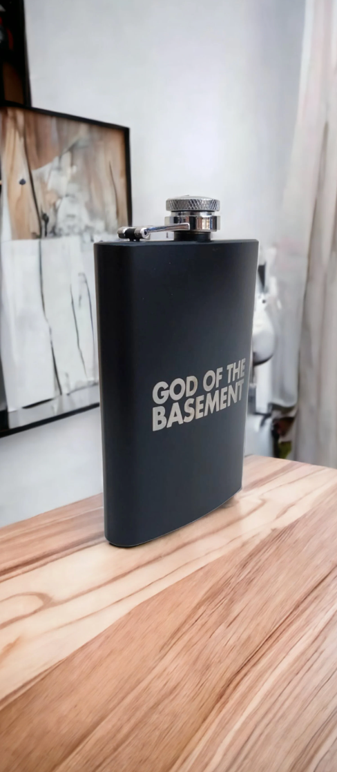 fiaschetta personalizzata con il tuo design logo testo grafica regalo per papà testimone amici