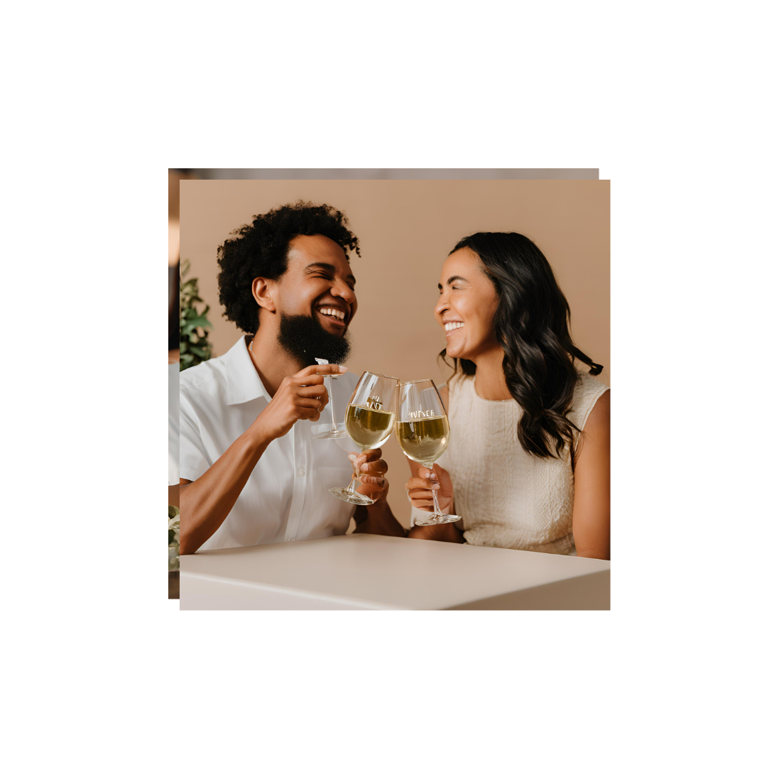 calice da vino personalizzati con incisione laser nomi, loghi invia il tuo design regalo / bar / ristoranti / hotel /bnb