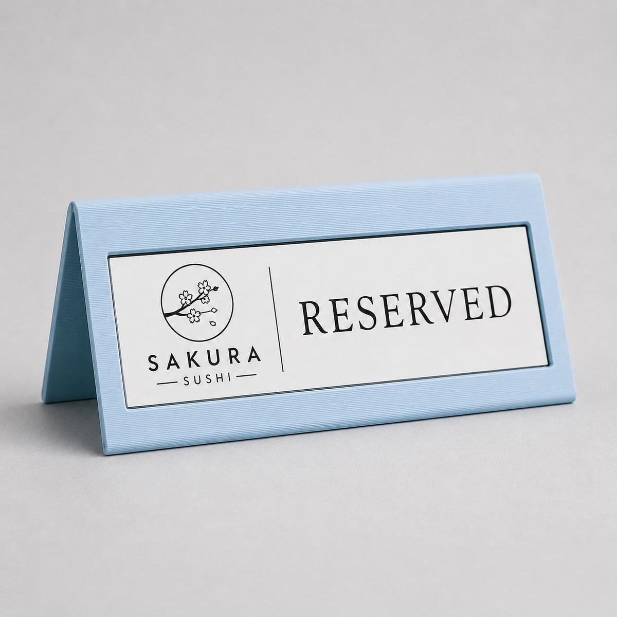 Reserved cavaliere Personalizzato | Cartello Tavolo Riservato in Stampa 3D con Targhetta Rowmark Incisa | Table Sign per Ristoranti, hotel
