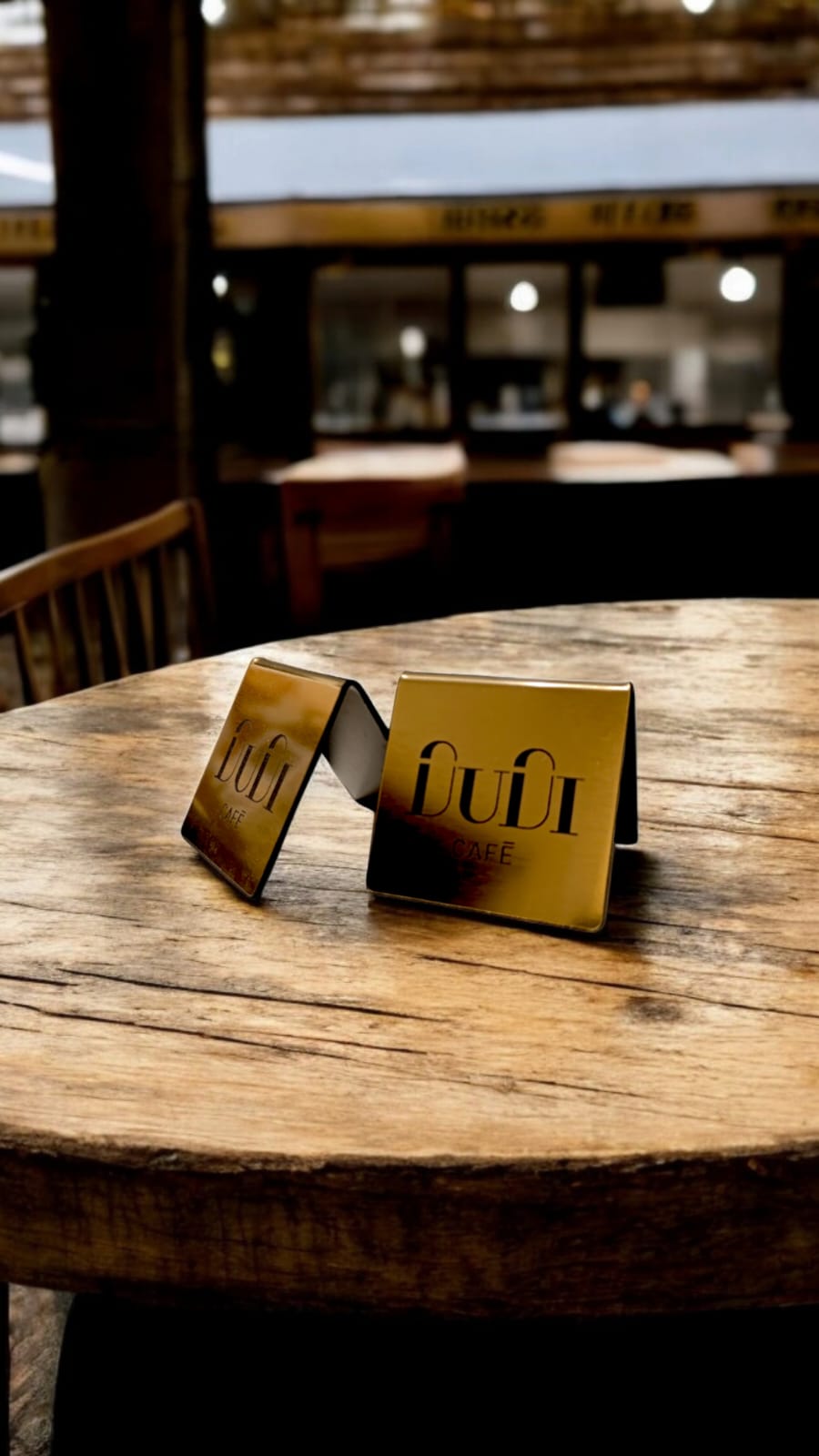 Cavalierino QR code Personalizzato, menu contactless, per ristorante, hotel, bar, QR code acciaio o ottone