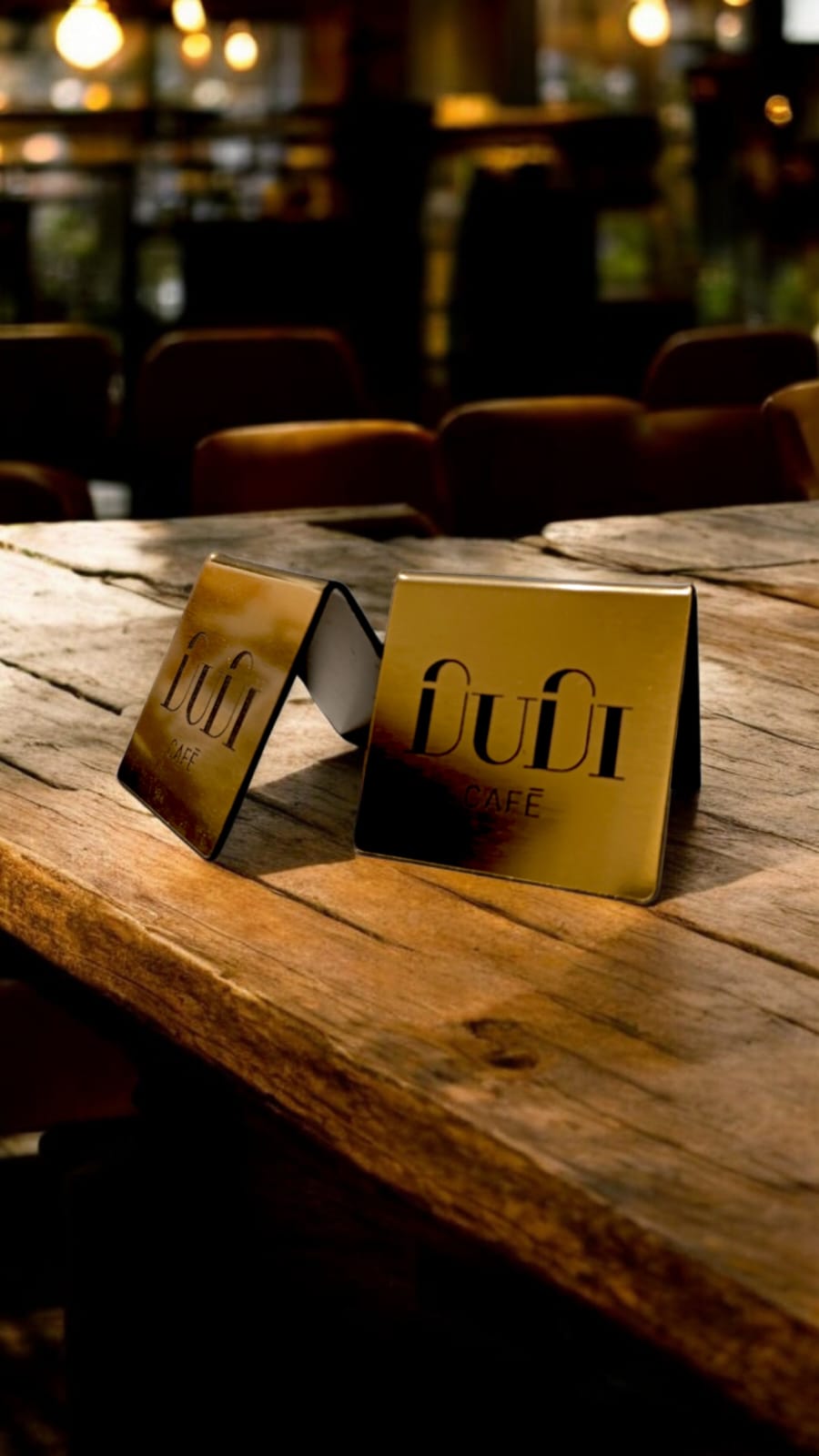 Cavalierino QR code Personalizzato, menu contactless, per ristorante, hotel, bar, QR code acciaio o ottone