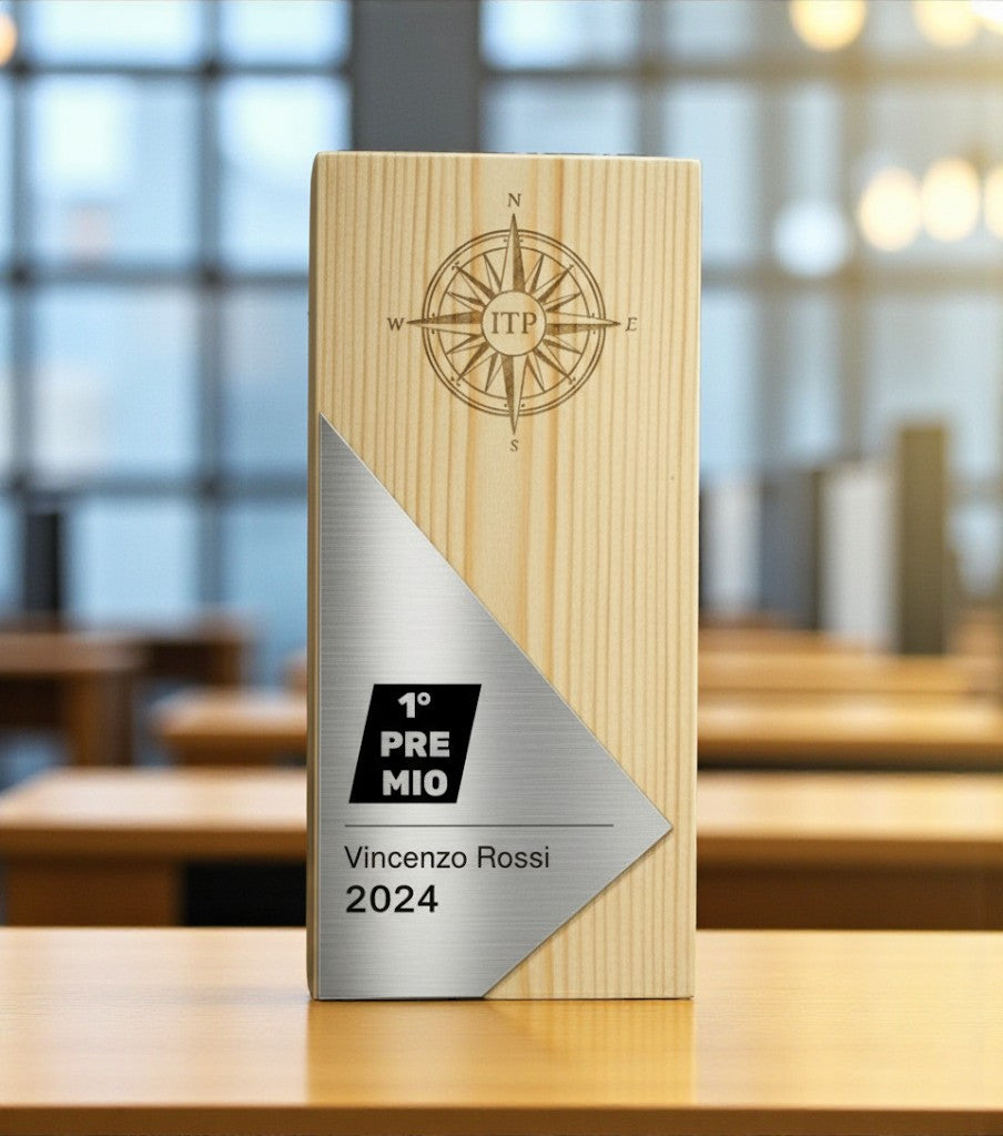 Trofeo blocco argento in pino massello, premio quadrato personalizzato abbinato a cornice flessibile in ottone, targa di riconoscimento, targa per traguardo raggiunto