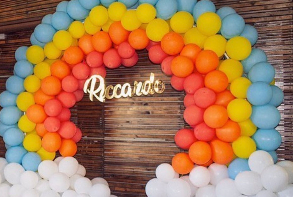 Scritta in plexiglass specchiato rettangolare oro o argento Battesimo / Matrimonio / Nozze / Comunione