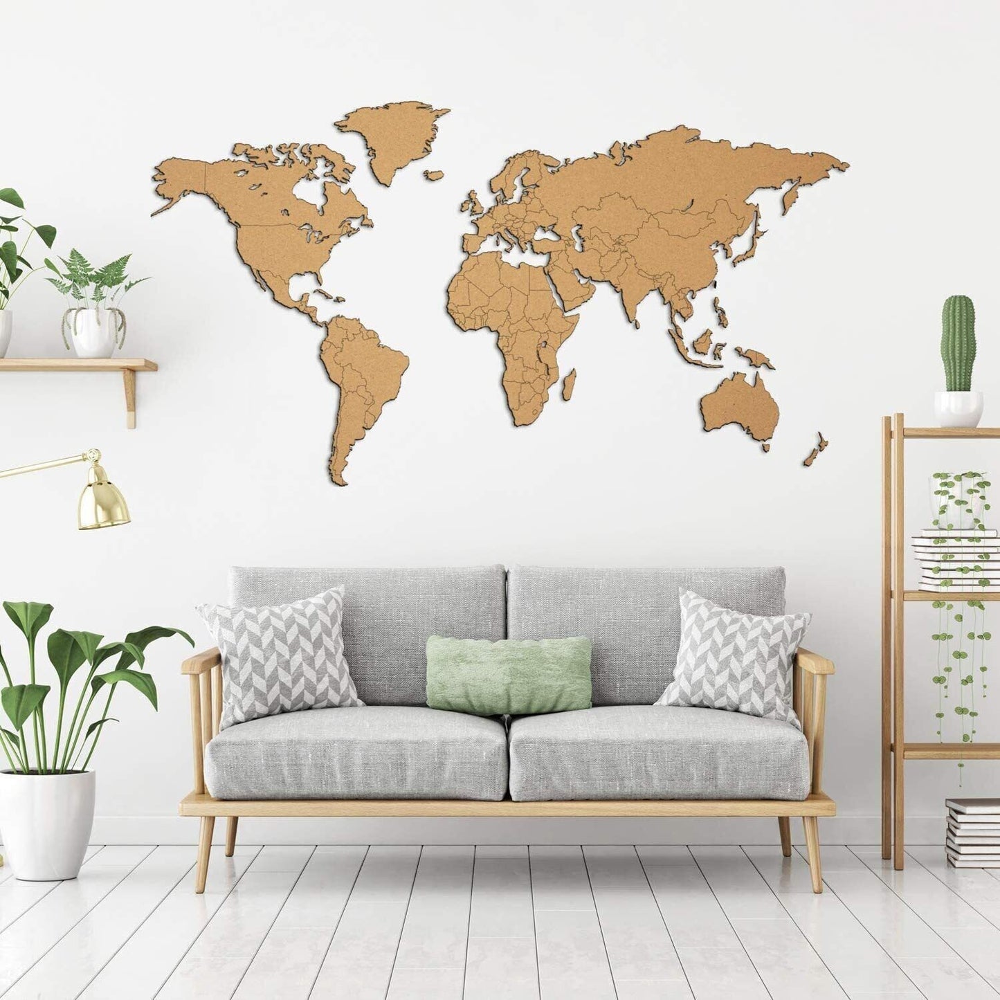 Planisfero da parete , tagliato a laser, mdf mappamondo decorazione casa