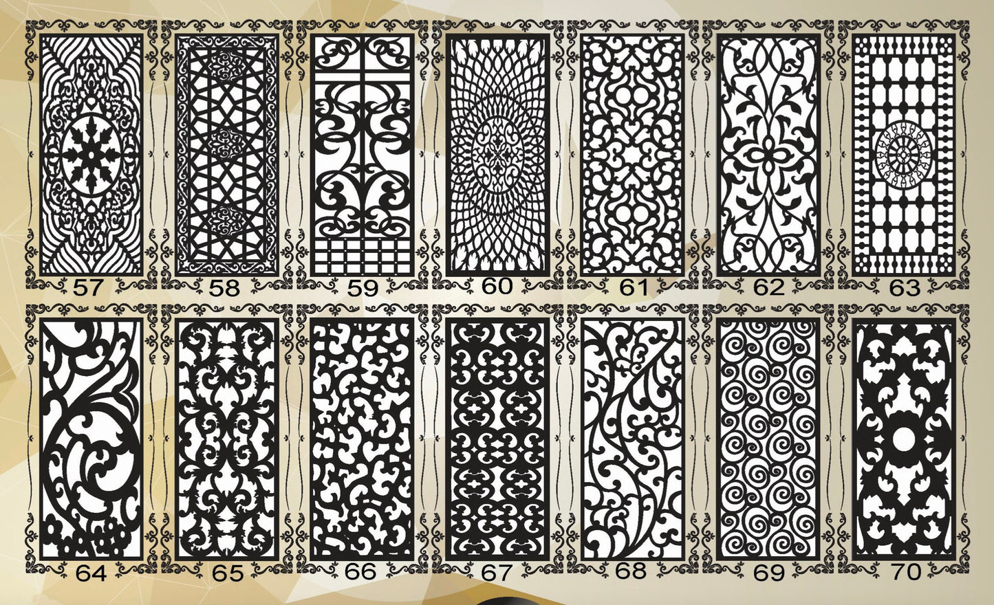 pannello mdf o legno traforato non verniciati interni esterni taglio laser decorazione casa, quadro, fai da te, separè