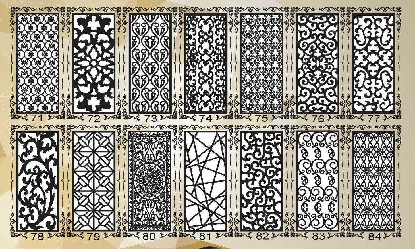 pannello mdf o legno traforato non verniciati interni esterni taglio laser decorazione casa, quadro, fai da te, separè