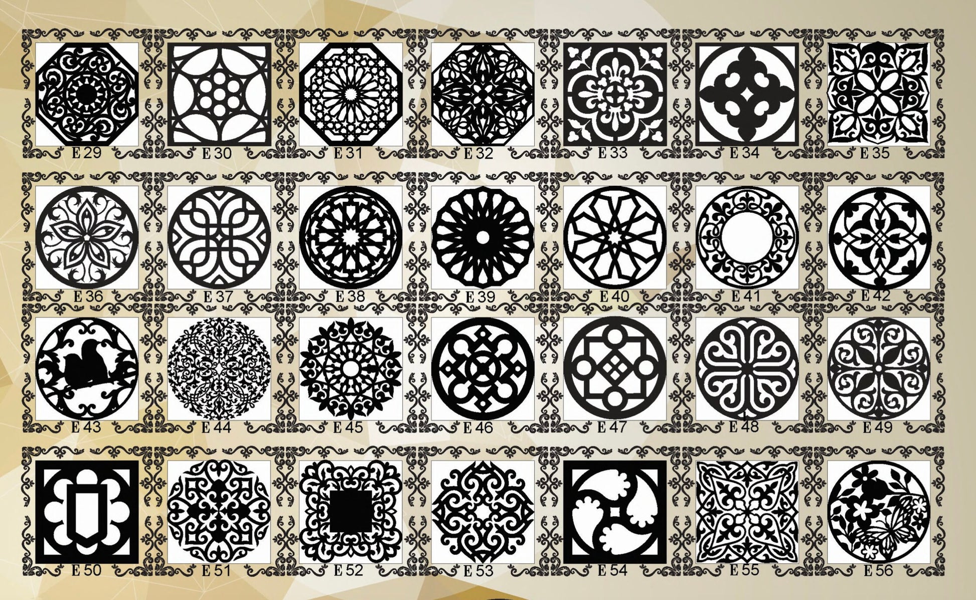 pannello mdf o legno quadrato traforato non verniciati interni esterni taglio laser decorazione casa, quadro, fai da te, separè