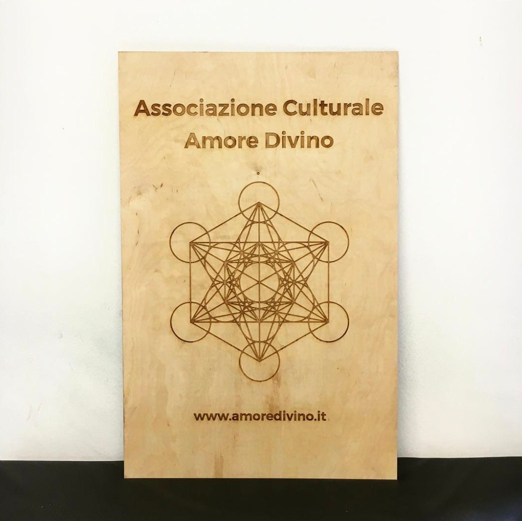 Logo in legno personalizzato / Logo aziendale / Display market stall/ Display logo/ targa in legno incisa / Segno commerciale creativo /