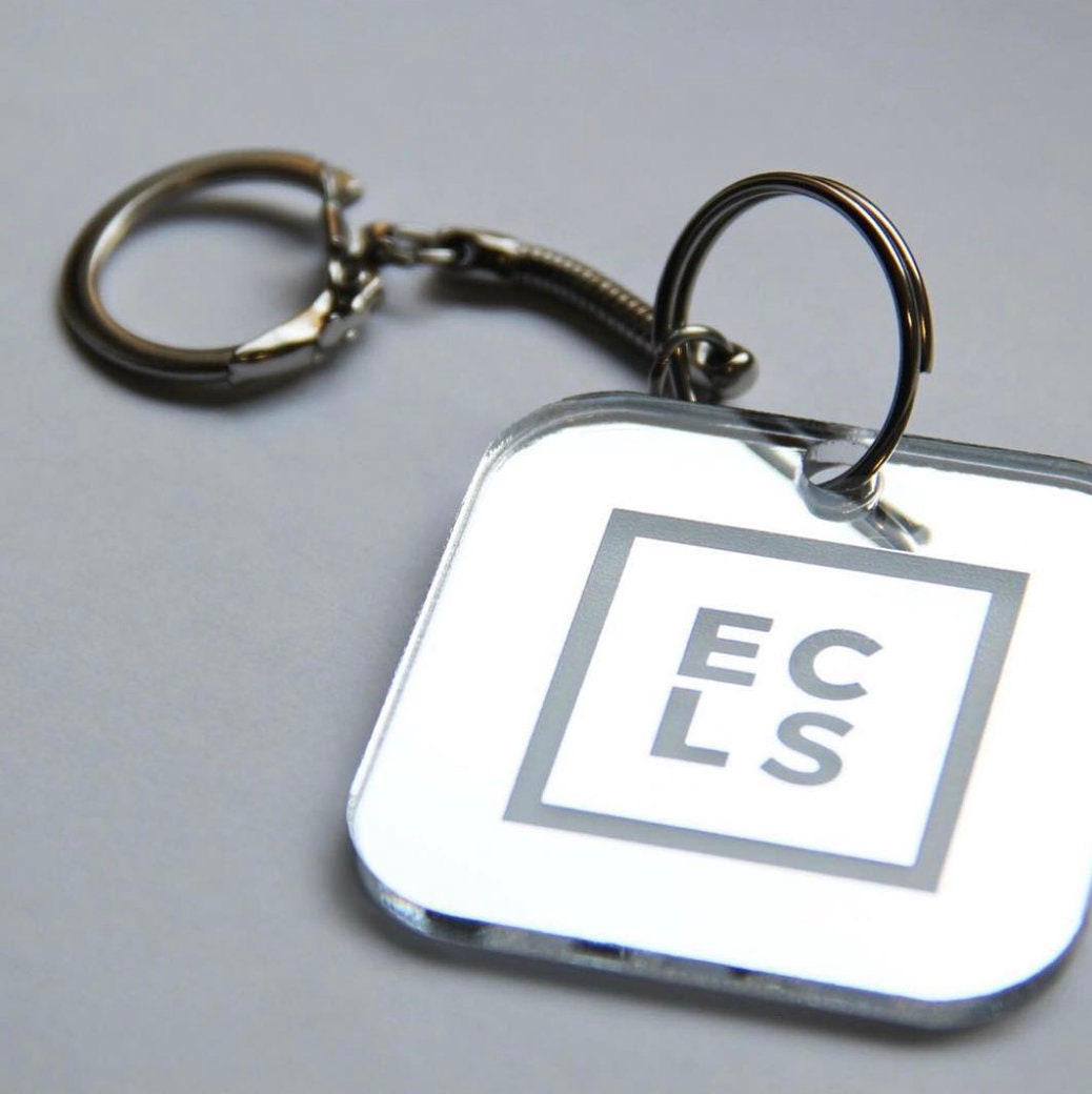 Portachiavi quadrato personalizzato con logo aziendale, portachiavi personalizzato plexiglas personalizzato, portachiavi inciso 1-500pz