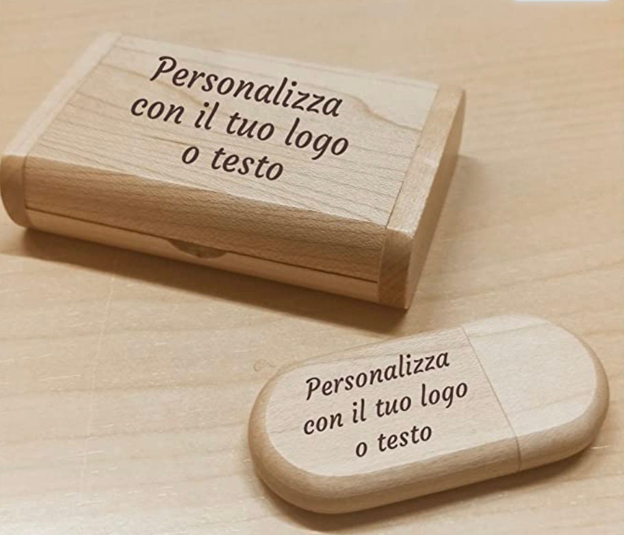 16GB Chiavetta usb 1-10 Pezzi in Legno personalizzate, Chiavetta USB 8 GB Unità Flash JBOS Pendrive USB2.0 Salvataggio