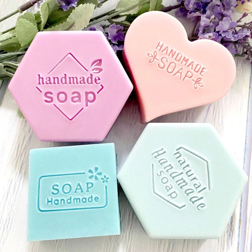 Timbro plexiglas Saponetta, Timbro personalizzato, Sapone fatto a mano, Timbro sapone, Forniture sapone,Timbro sapone logo, Stampo sapone