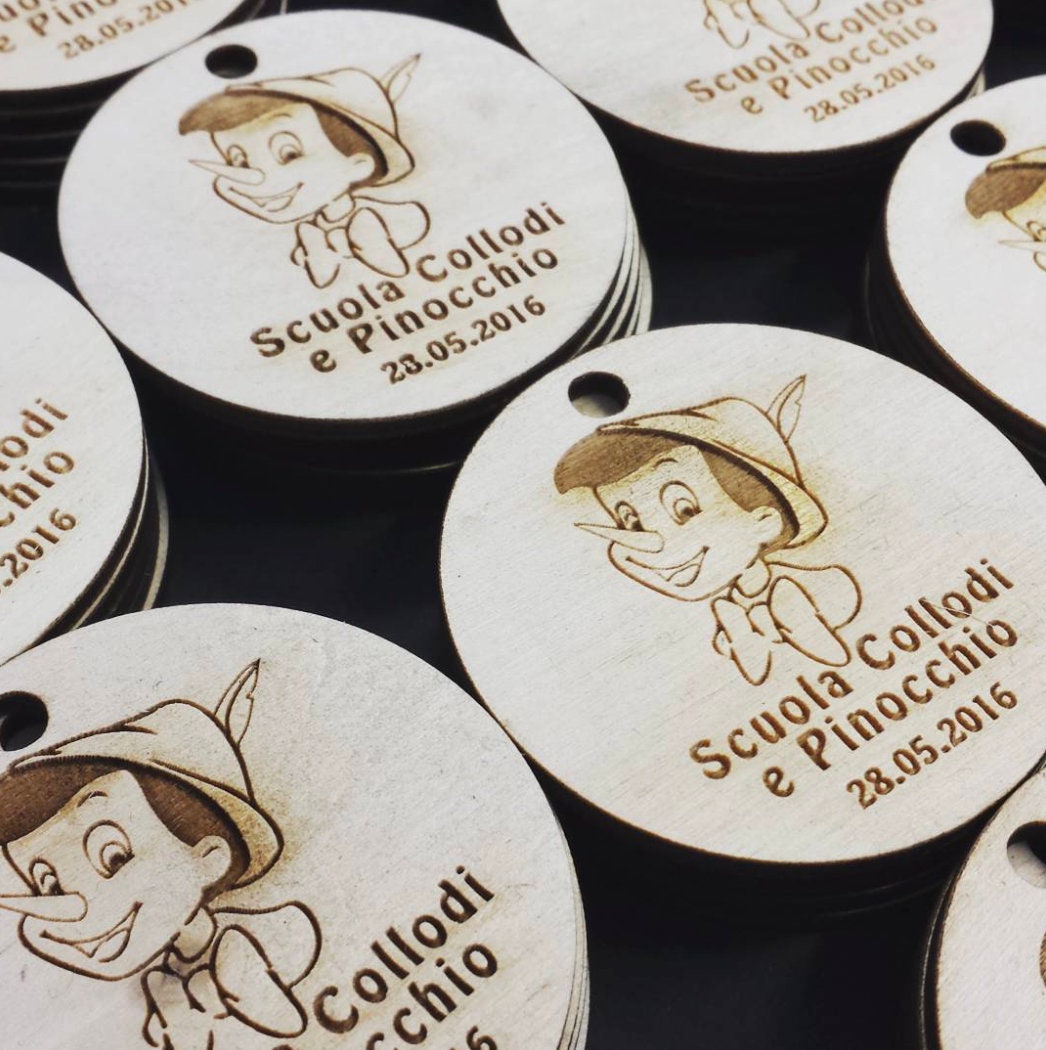 Portachiavi tondo 5x5cm, Portachiavi in legno, Porta d'ingresso, Capannone, Qualsiasi stanza, Chiavi dell'auto