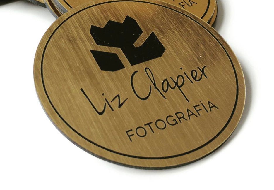 Etichette di prodotto rotonde vpersonalizzate, etichette fatte a mano etichette personalizzate incise al laser, oro, argento.