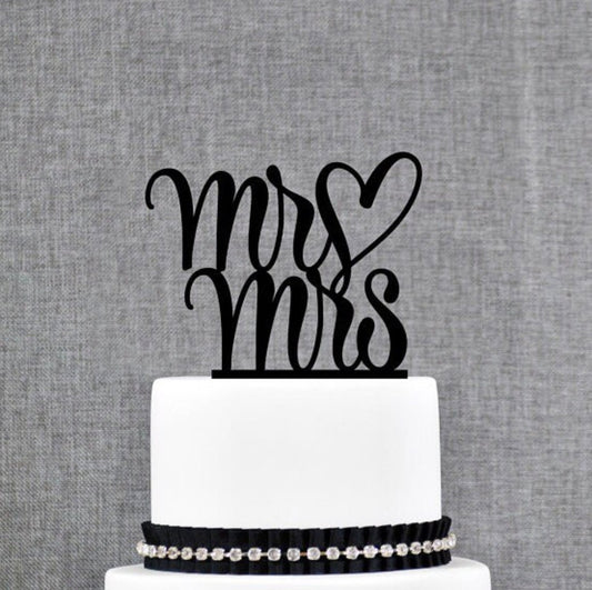 cake topper personalizzato mr and mrs in plexiglas sagomato tagliato laser