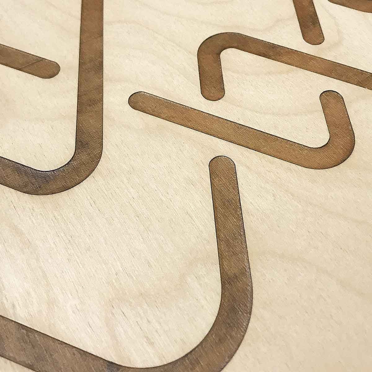 Insegna in legno personalizzato / Logo aziendale / Display market stall/ Display logo/ targa in legno incisa / Segno commerciale creativo /