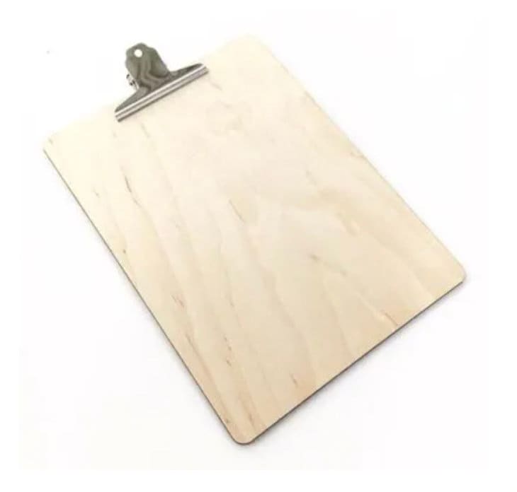Portamenu 10-50-100 pz in legno naturale, mogano, ebano personalizzati con incisione laser logo ristorante con pinza portafogli economico