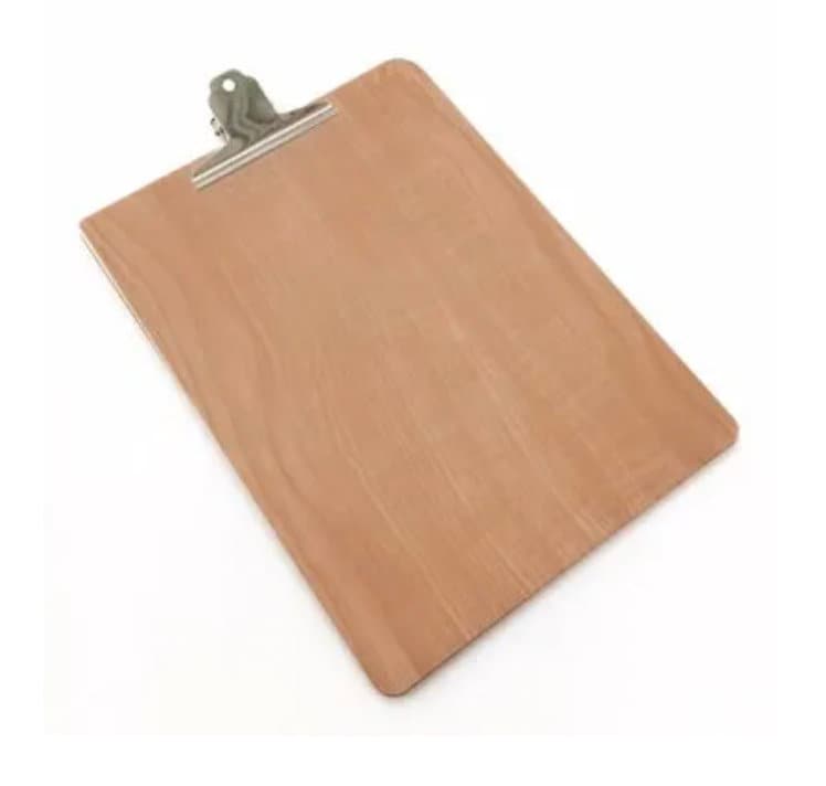 Portamenu 10-50-100 pz in legno naturale, mogano, ebano personalizzati con incisione laser logo ristorante con pinza portafogli economico