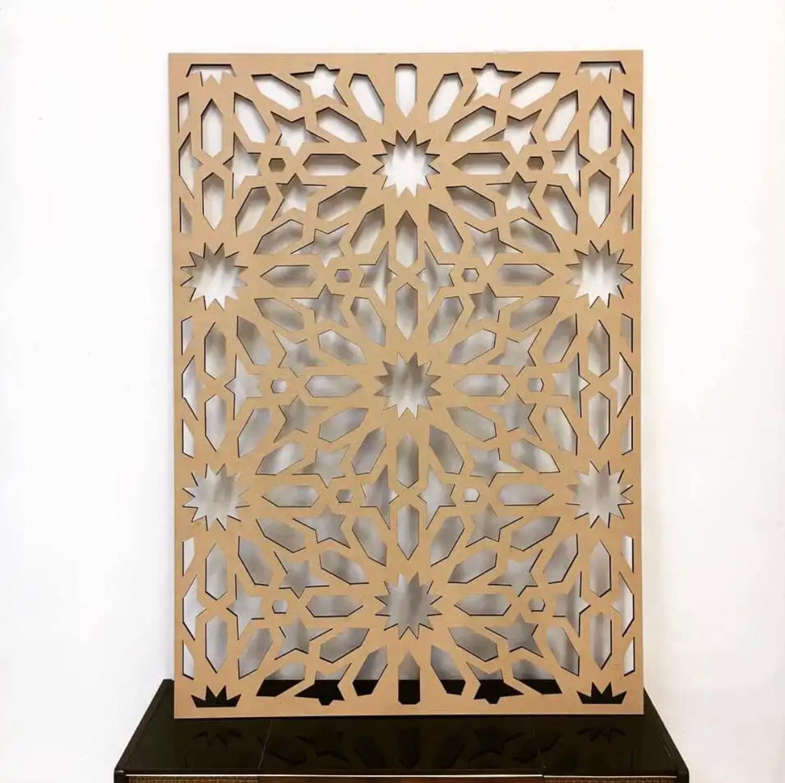 pannello mdf o legno traforato non verniciati interni esterni taglio laser decorazione casa, quadro, fai da te, separè