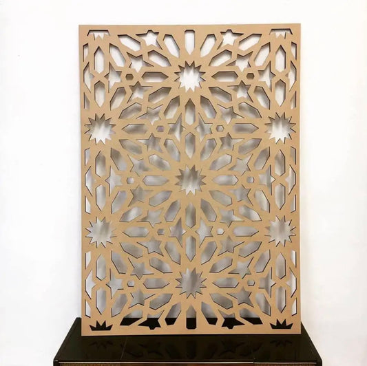 pannello mdf o legno traforato interni esterni taglio laser decorazione casa, quadro, fai da te, separè