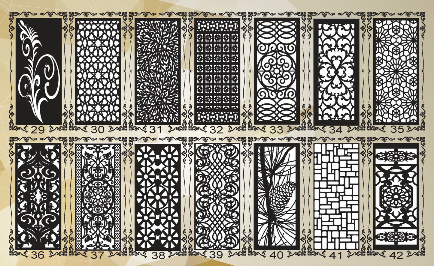 pannello mdf o legno traforato interni esterni taglio laser decorazione casa, quadro, fai da te, separè