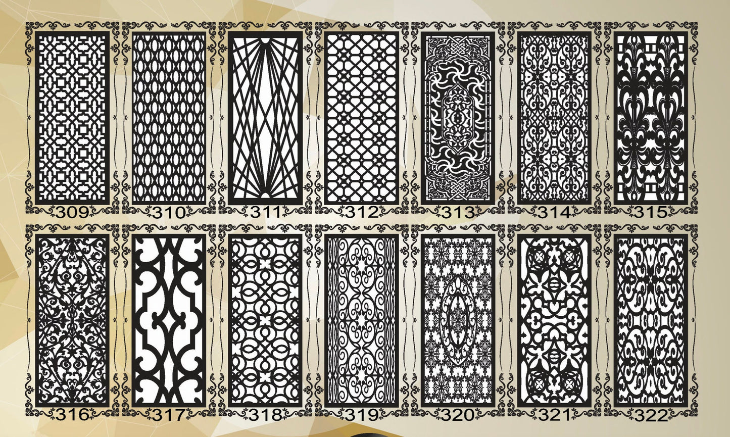 pannello mdf o legno traforato non verniciati interni esterni taglio laser decorazione casa, quadro, fai da te, separè