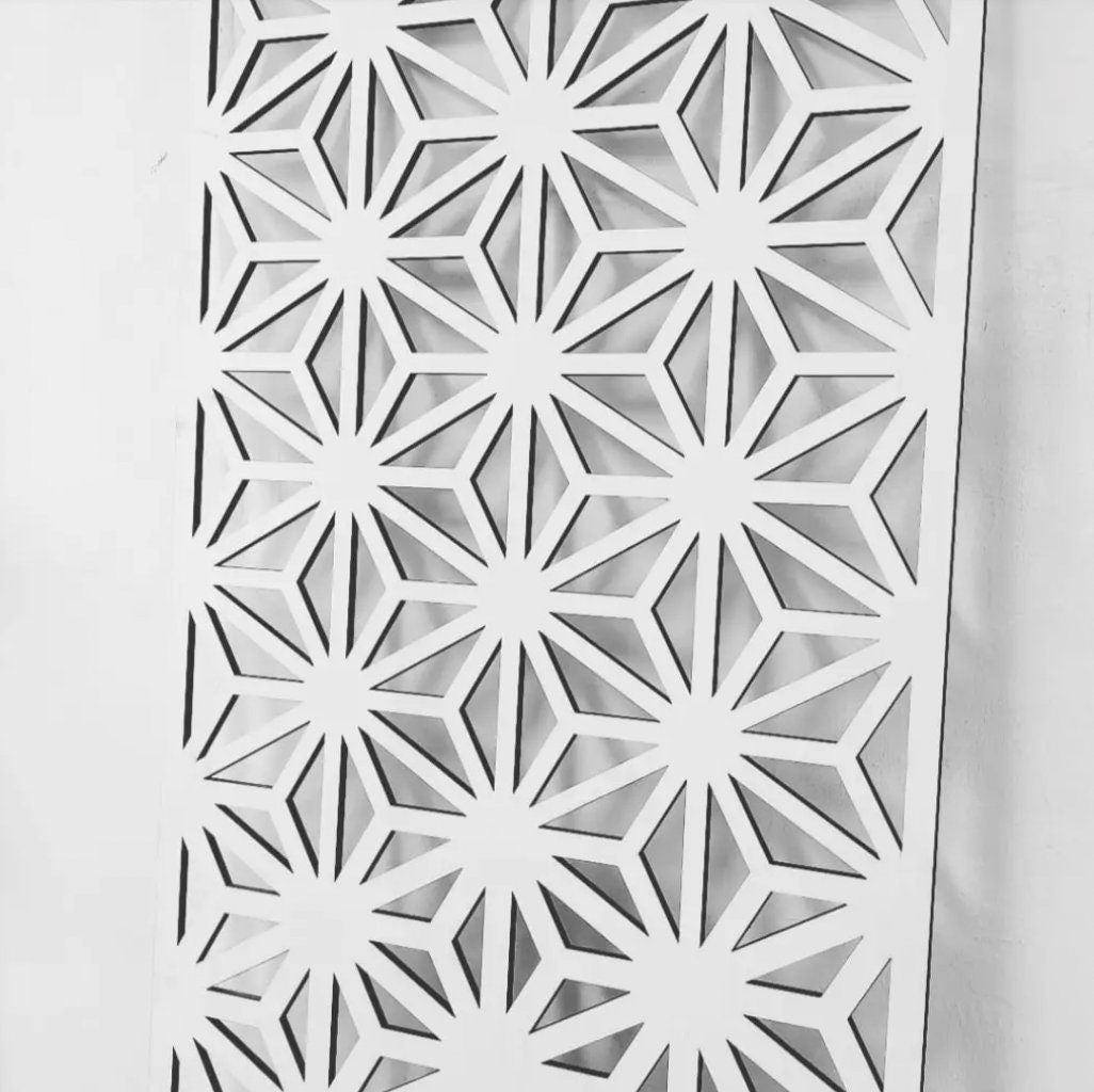 pannello mdf o legno traforato non verniciati interni esterni taglio laser decorazione casa, quadro, fai da te, separè