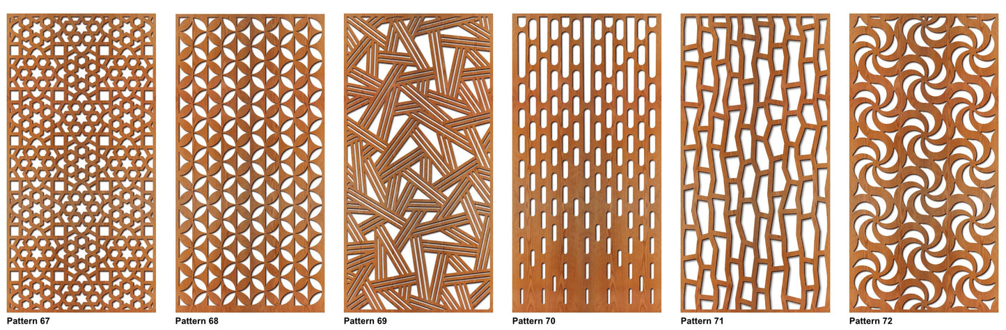 pannello mdf o legno traforato non verniciati interni esterni taglio laser decorazione casa, quadro, fai da te, separè
