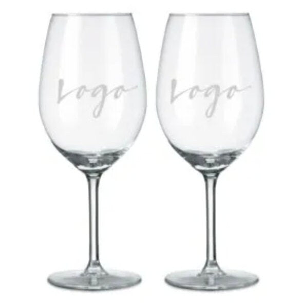 Bicchieri da vino rosso personalizzati con incisione laser nomi, loghi invia il tuo design regalo / bar / ristoranti / hotel /bnb