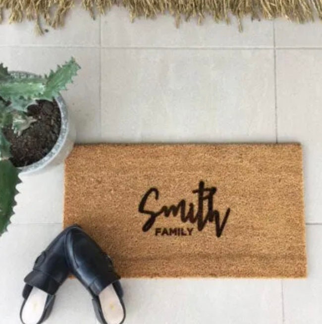 Zerbino personalizzato in cocco con incisione laser con la tua grafica idea regalo