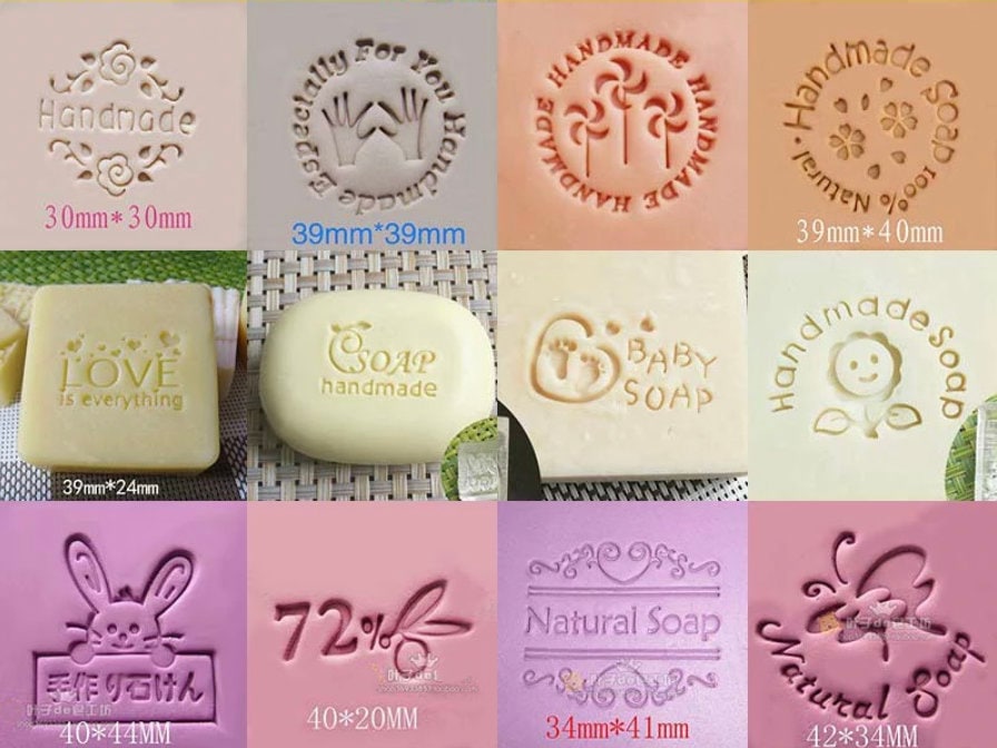 Timbro plexiglas ceramica o sapone, Timbro personalizzato, Sapone fatto a mano, Timbro sapone, Forniture sapone,Timbro sapone logo,