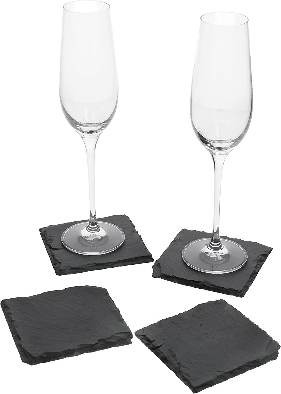 sottobicchieri ardesia personalizzati 10x10cm a con logo aziendale, personalizzato in legno personalizzato, inciso