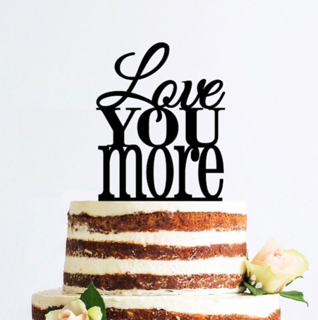 Cake Topper Personalizzato - Cake Love