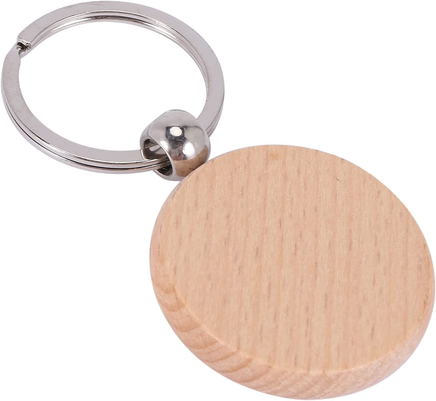 portachiavi personalizzato rotondo con logo aziendale, portachiavi personalizzato in legno personalizzato, portachiavi inciso 1-500pz