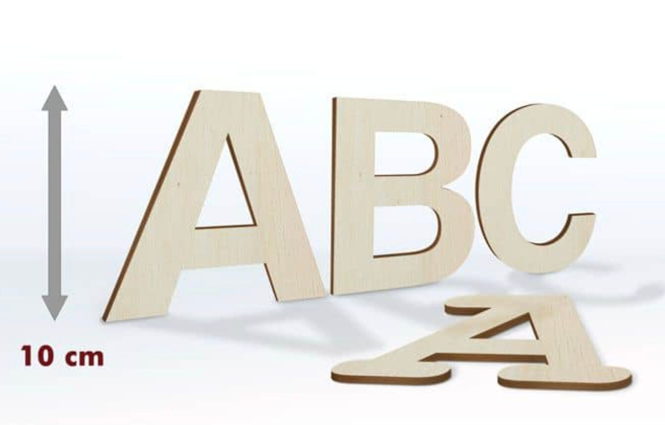 lettere in legno kids bambini su misura taglio laser nome in acrilico personalizzato componi la tua frase insegna personalizzata da parete