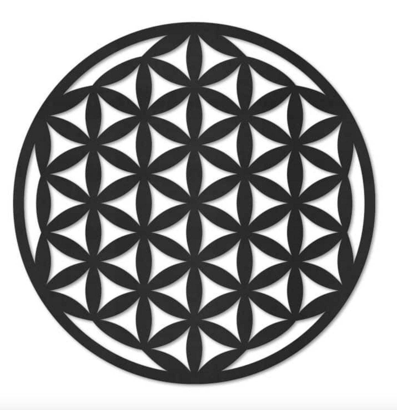 Fiore della vita, decorazione da parete in legno, fiore della vita, geometria sacra spiritualità e simbolo di meditazione, regalo esoterico