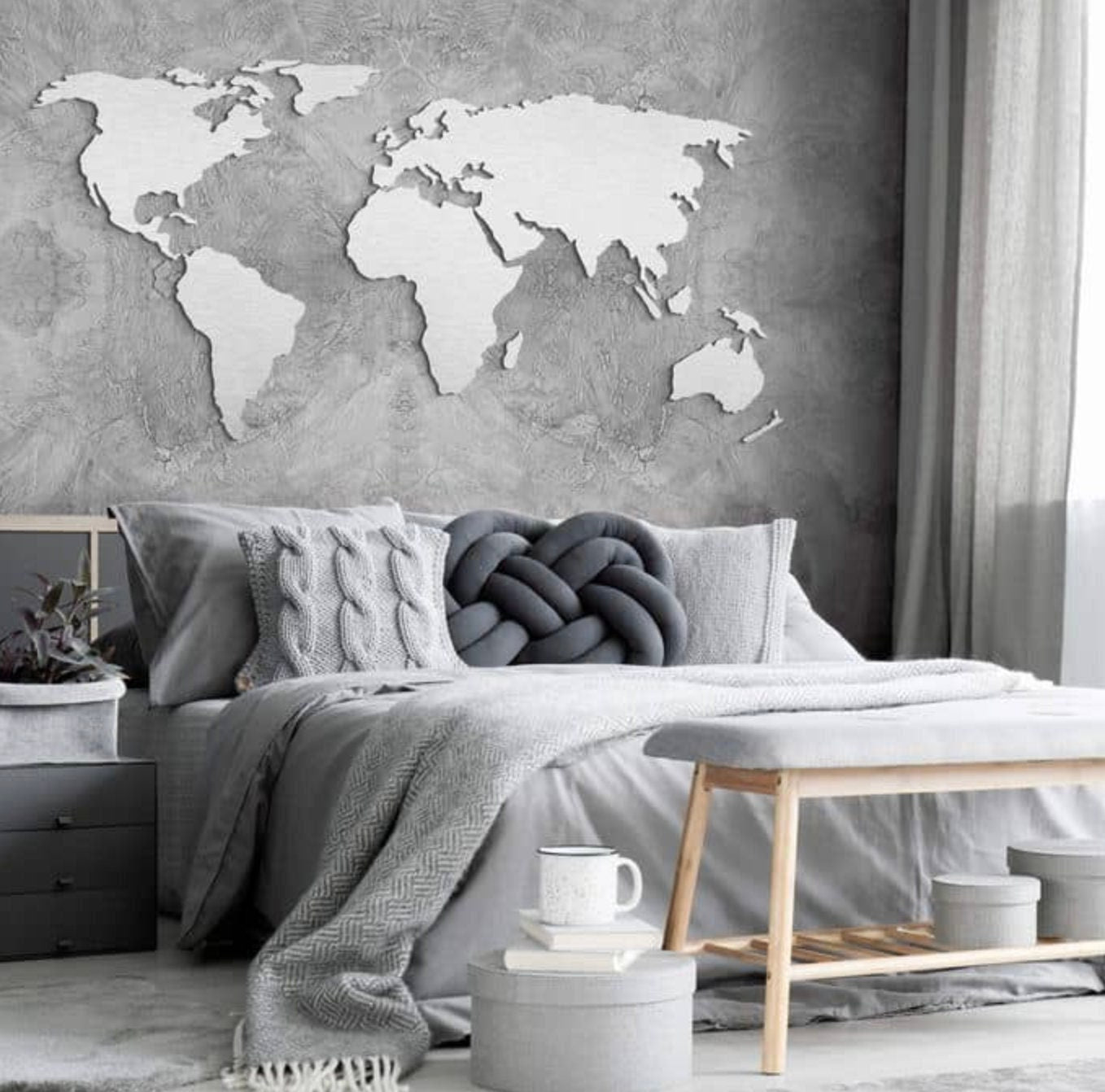 Planisfero da parete legno abs acciaio , tagliato a laser, legno mappamondo decorazione casa mappamondo 3d decorazione casa perfetta viaggio