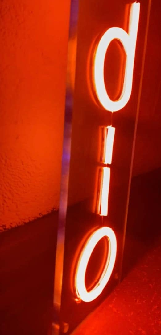 Insegna nome party verticale neon led / Neon Sign / Wedding Neon Sign / Led Neon Sign / Name Neon Sign / Neon Signs LED Sign Wall Decor