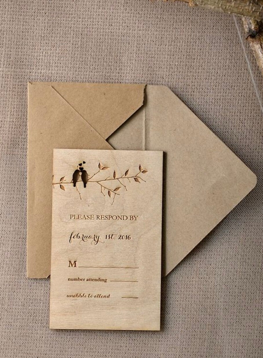 Invito di nozze in legno , inviti di nozze rustici, invito al ricevimento di nozze, legno Save the date, invito di nozze unico