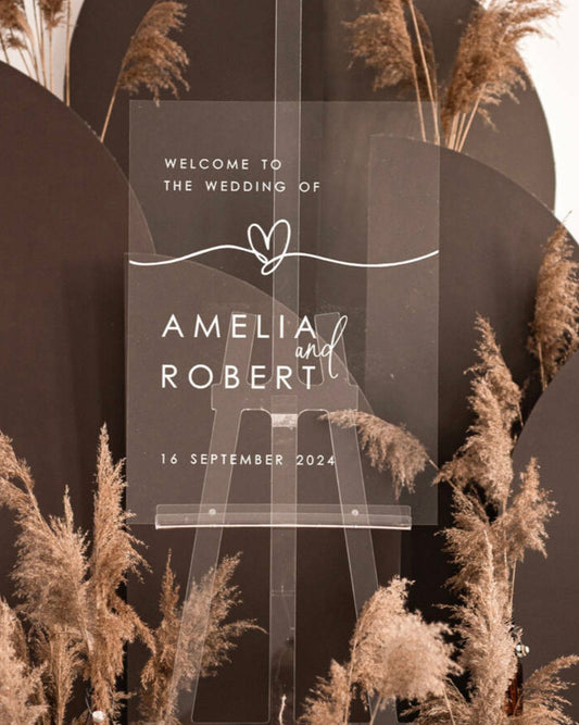 Segno di nozze di benvenuto - Doccia nuziale Segno di benvenuto - Segno di benvenuto Matrimonio moderno - Arredamento rustico di nozze