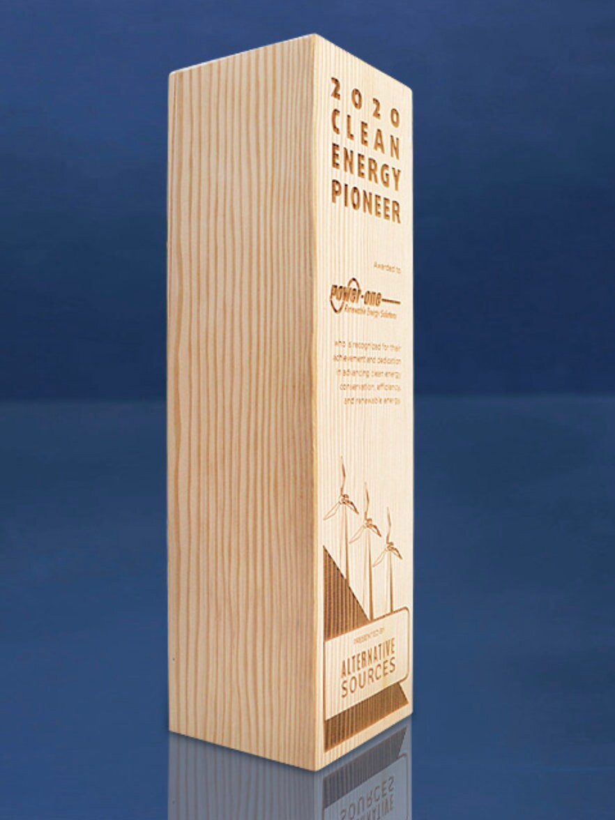 trofeo in legno colonna premio rustico vintage personalizzato incisione laser logo per corsa competizione coppa legno logo