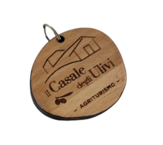 PORTACHIAVI LEGNO RUSTICO