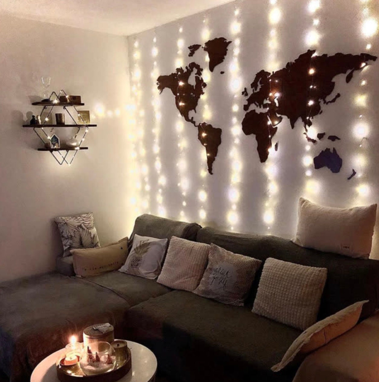 Planisfero da parete legno mogano , tagliato a laser, legno mappamondo decorazione casa mappamondo 3d decorazione casa perfetta viaggio
