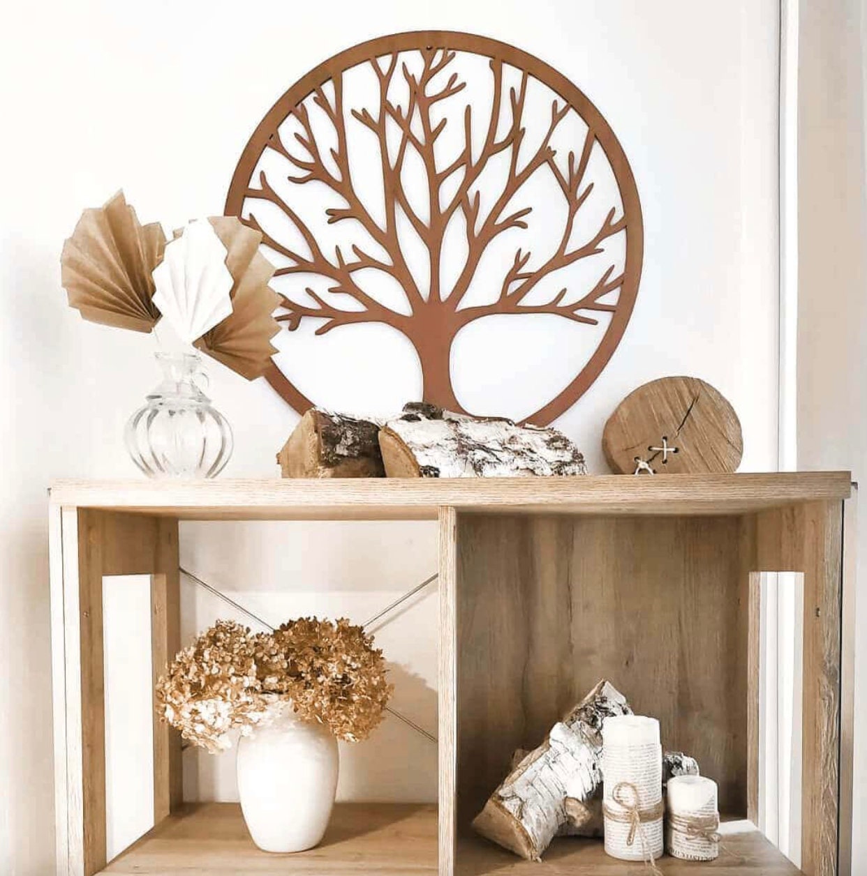 Albero della vita, decorazione da parete in legno, albero della vita, geometria sacra spiritualità simbolo di meditazione, regalo esoterico