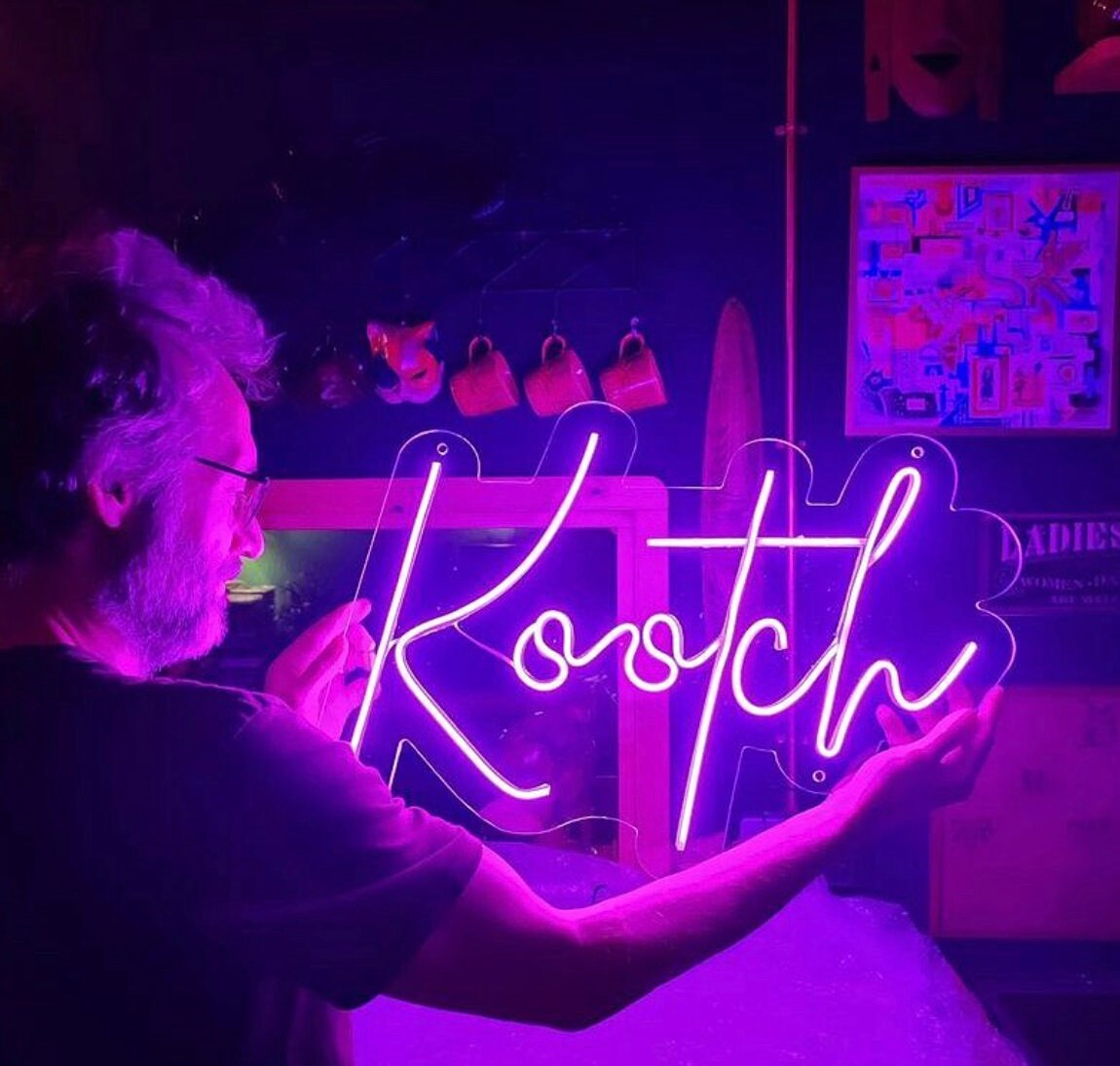 Nome utente personalizzato Twitch insegna al neon Luce al neon Twitch Tag giocatore personalizzato Insegna