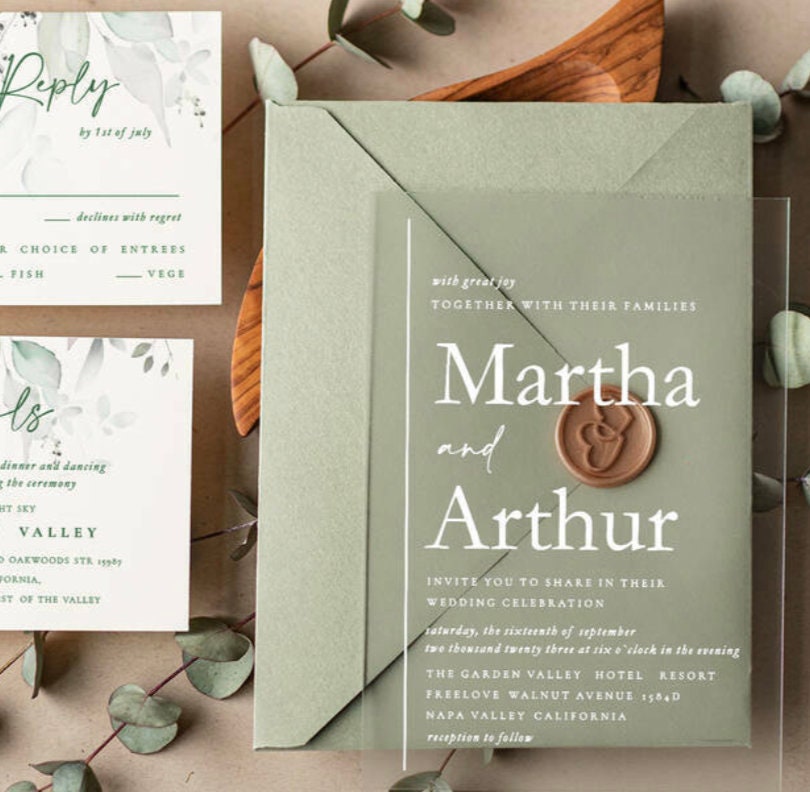 inviti di nozze in plexiglas partecipazioni in plexiglas personalizzati inviti di nozze , invito al ricevimento di nozze,eleganti