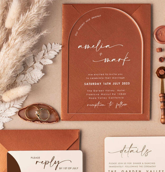 partecipazioni in plexiglas eleganti con incisione laser bianca per matrimonio sposi nozze invito plexiglas wedding invito plexiglas